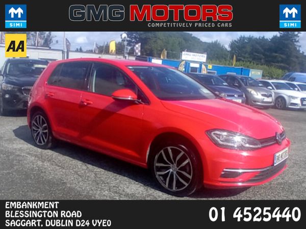 Volkswagen Golf Hatchback, Petrol, 2019, Red