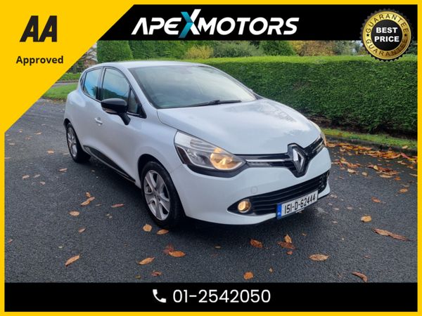 Renault Clio Hatchback, Petrol, 2015, White