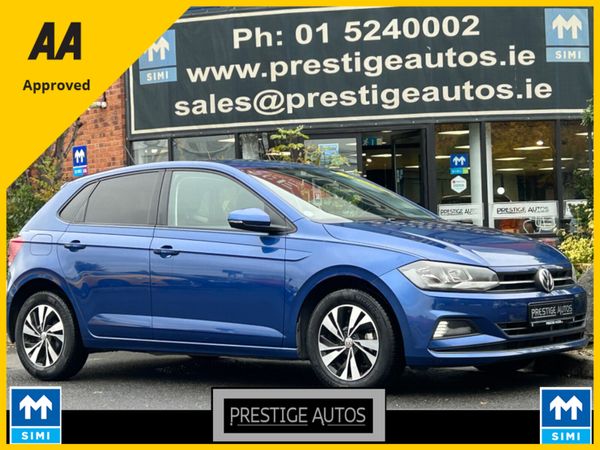 Volkswagen Polo Hatchback, Petrol, 2019, Blue