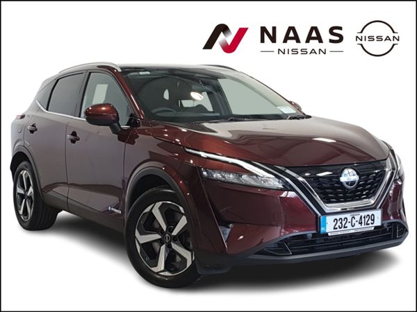 Nissan Qashqai MPV, Petrol Hybrid, 2023, Red