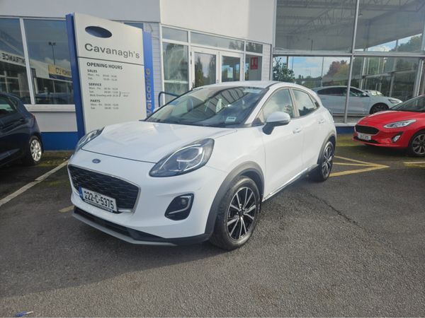 Ford Puma MPV, Petrol Hybrid, 2022, White