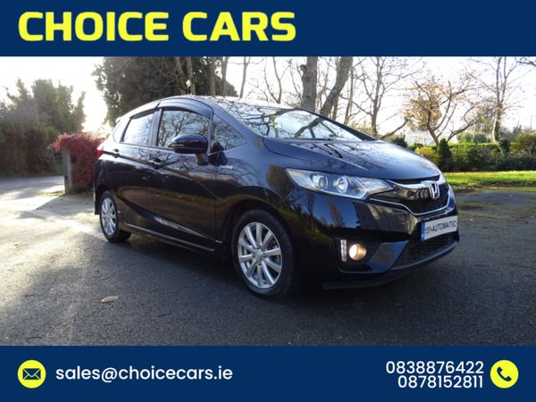 Honda Fit Hatchback, Petrol Hybrid, 2015, Black