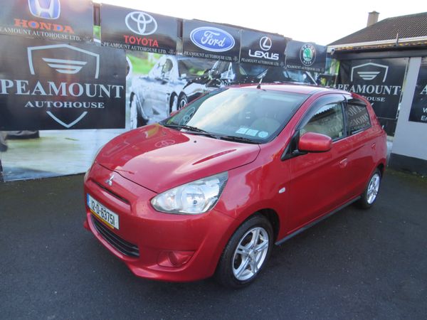 Mitsubishi Mirage Hatchback, Petrol, 2012, Red