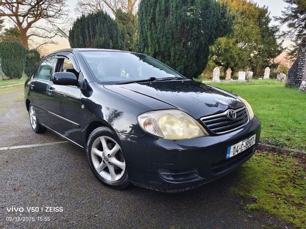 Toyota Corolla Saloon, Petrol, 2004, Black