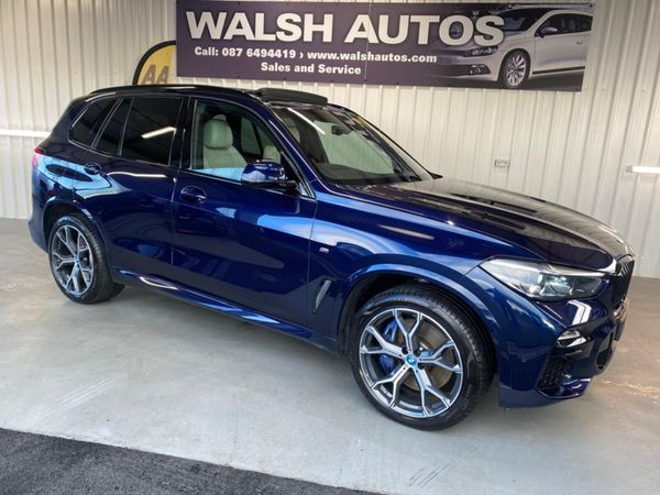 BMW X5 Estate, Petrol Plug-in Hybrid, 2020, Blue