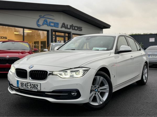 BMW 3-Series Saloon, Petrol Hybrid, 2018, White