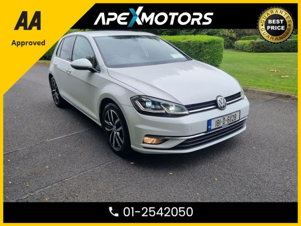 Volkswagen Golf Hatchback, Petrol, 2018, White