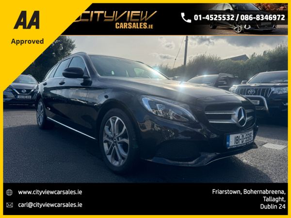 Mercedes-Benz C-Class Estate, Petrol Hybrid, 2018, Black
