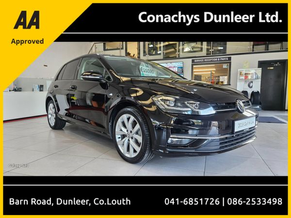 Volkswagen Golf Hatchback, Petrol, 2018, Black