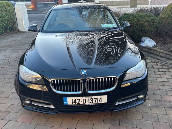 BMW 5-Series Saloon, Diesel, 2014, Black