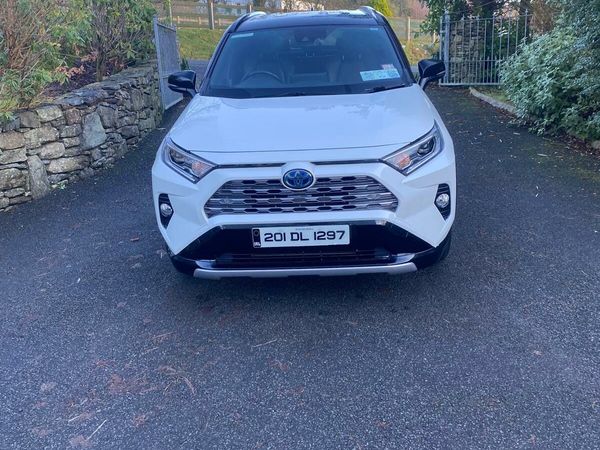 Toyota RAV4 SUV, Petrol Hybrid, 2020, White