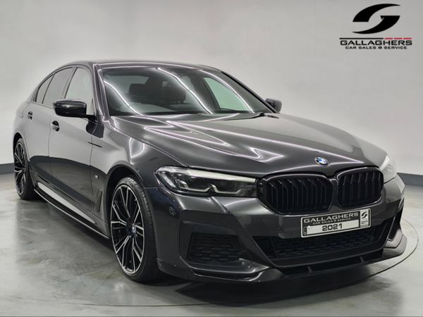 BMW 5-Series Saloon, Petrol Plug-in Hybrid, 2021, Grey