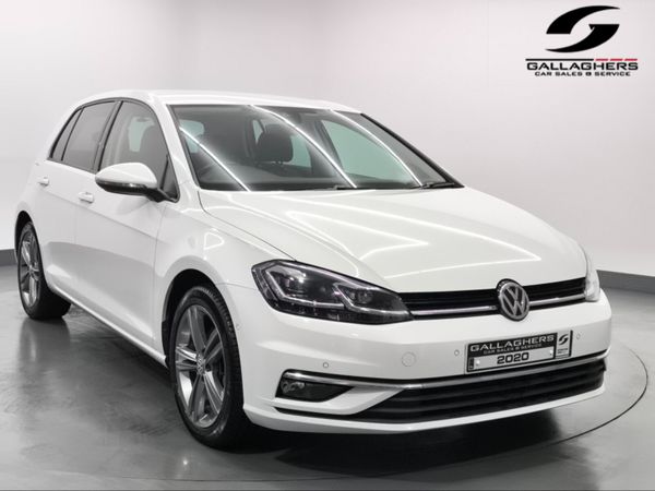Volkswagen Golf Hatchback, Petrol, 2020, White