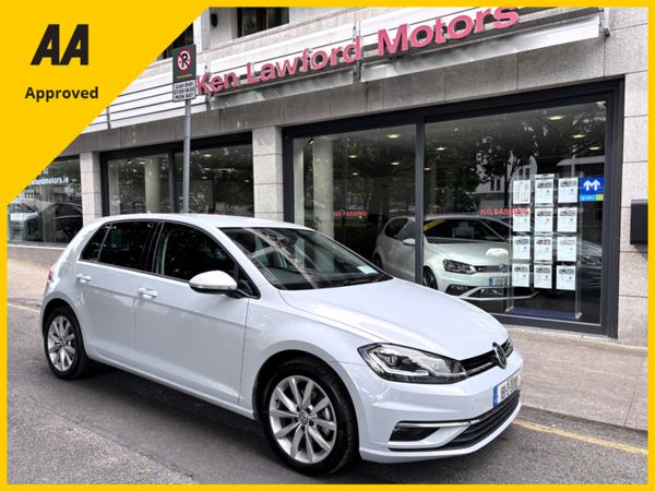 Volkswagen Golf Hatchback, Petrol, 2018, White
