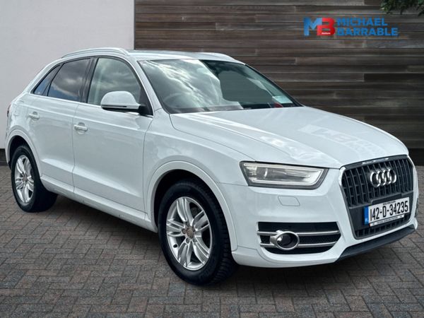 Audi Q3 SUV, Petrol, 2014, White