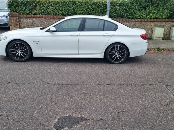 BMW 5-Series Saloon, Diesel, 2014, White