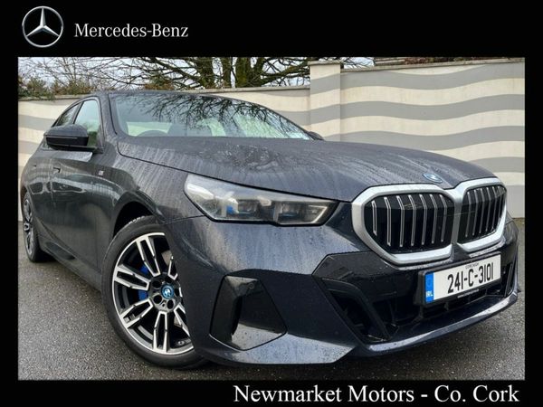 BMW 5-Series Saloon, Petrol Plug-in Hybrid, 2024, Black