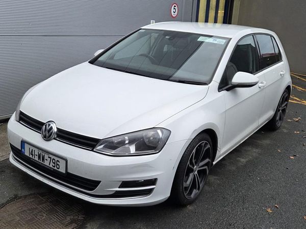 Volkswagen Golf Hatchback, Diesel, 2014, White