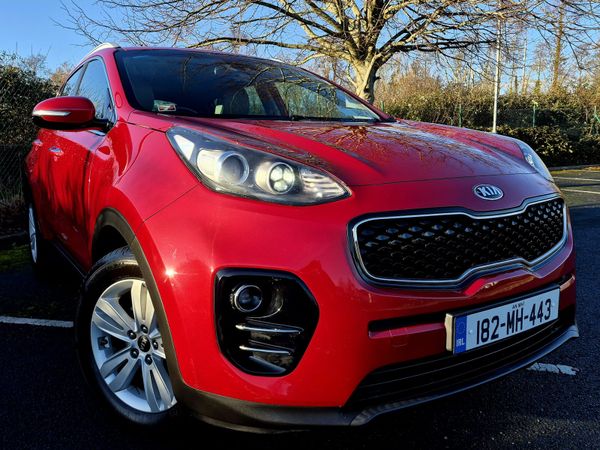 Kia Sportage SUV, Diesel, 2018, Red
