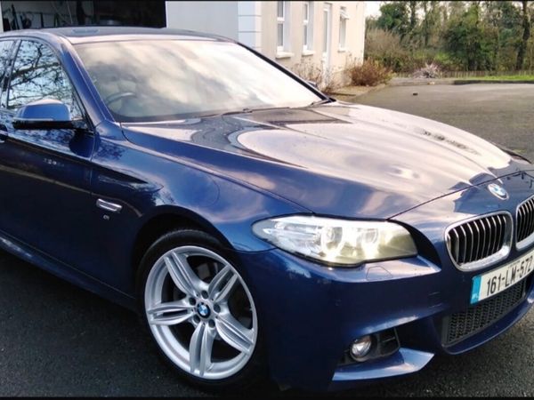 BMW 5-Series Saloon, Diesel, 2016, Blue