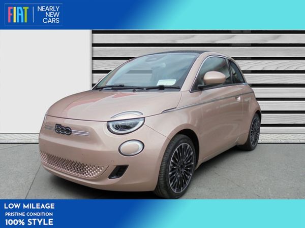 Fiat 500e Convertible, Electric, 2026, Gold