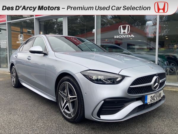 Mercedes-Benz C-Class Saloon, Petrol Plug-in Hybrid, 2024, Silver