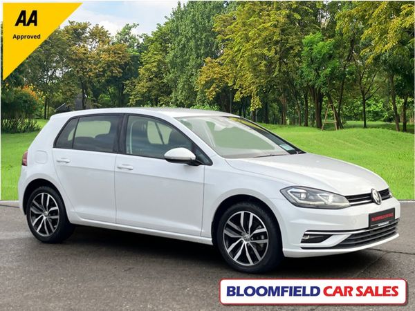 Volkswagen Golf Hatchback, Petrol, 2019, White