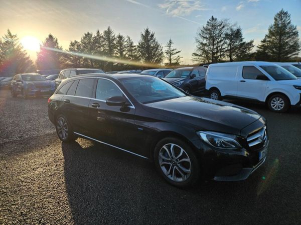 Mercedes-Benz C-Class Estate, Petrol Plug-in Hybrid, 2017, Black