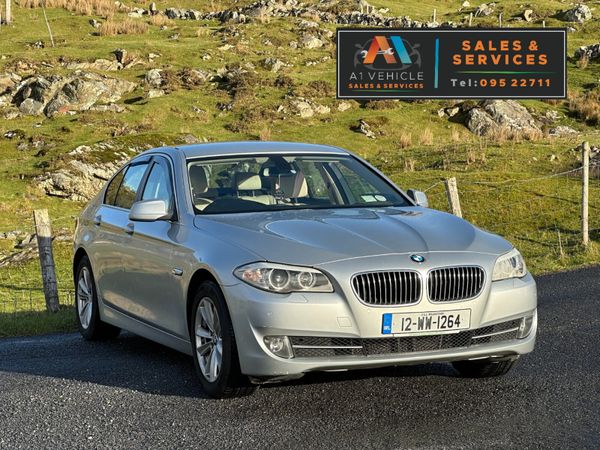 BMW 5-Series Saloon, Diesel, 2012, Silver