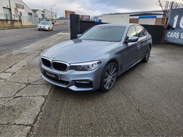 BMW 5-Series Saloon, Petrol Plug-in Hybrid, 2017, Blue