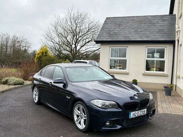 BMW 5-Series Saloon, Diesel, 2014, Blue