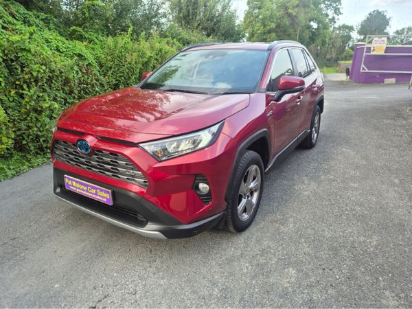 Toyota RAV4 Estate, Petrol Hybrid, 2021, Red