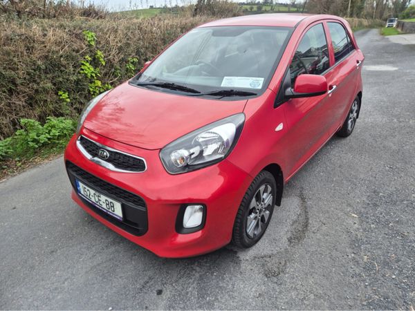Kia Picanto Hatchback, Petrol, 2015, Red