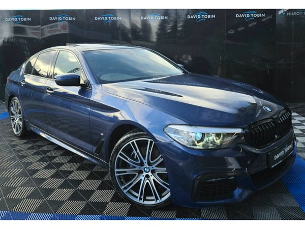 BMW 5-Series Saloon, Petrol Plug-in Hybrid, 2019, Blue