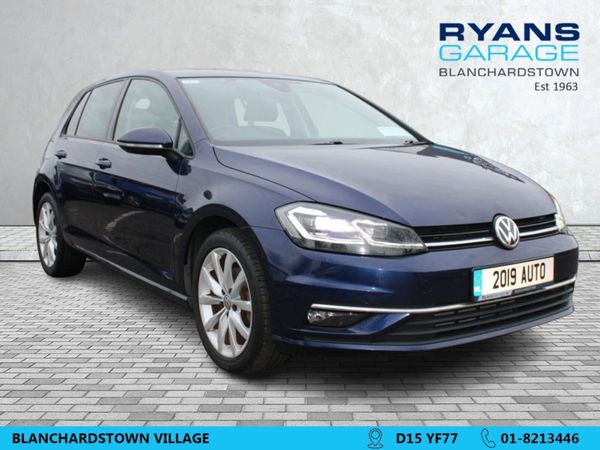 Volkswagen Golf Hatchback, Petrol, 2019, Blue