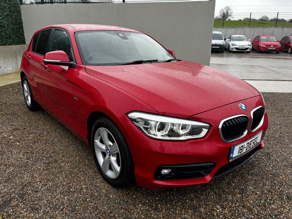 BMW 1-Series Hatchback, Diesel, 2018, Red