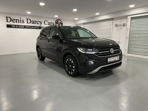 Volkswagen T-Cross Hatchback, Petrol, 2020, Black