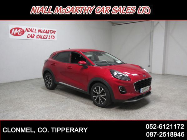 Ford Puma SUV, Petrol Hybrid, 2023, Red