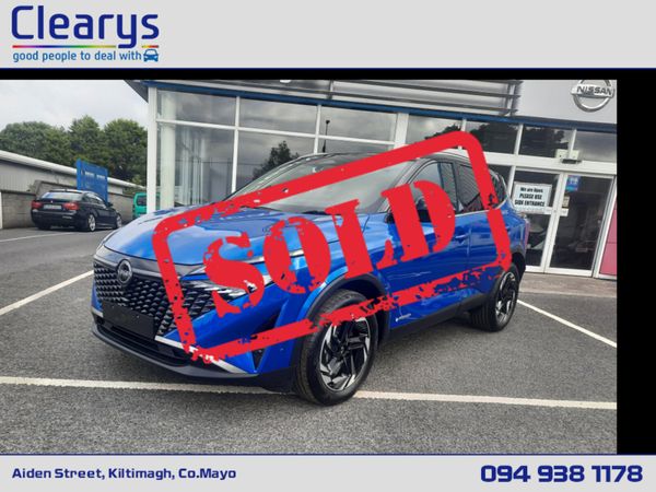 Nissan Qashqai SUV, Petrol Hybrid, 2025, Blue