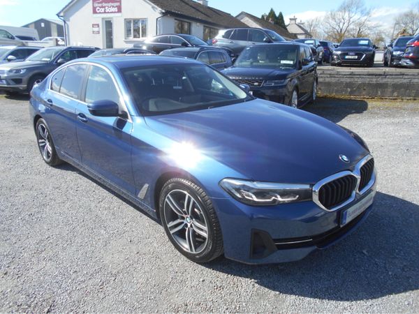 BMW 5-Series Saloon, Diesel, 2021, Blue