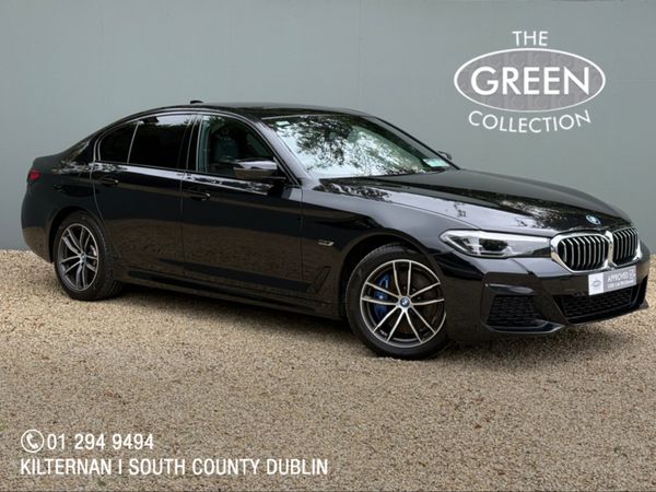 BMW 5-Series Saloon, Petrol Plug-in Hybrid, 2022, Black