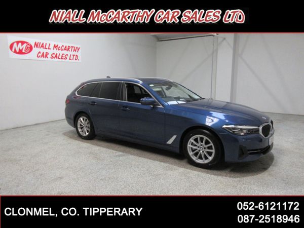 BMW 5-Series Estate, Diesel, 2023, Blue