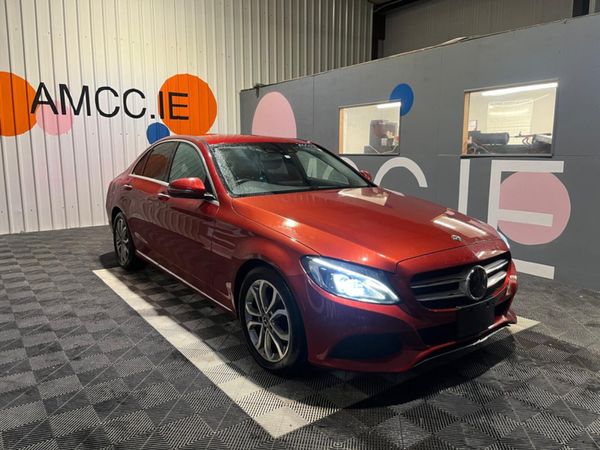 Mercedes-Benz C-Class Saloon, Petrol, 2017, Red