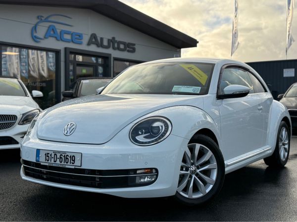 Volkswagen Beetle Hatchback, Petrol, 2015, White