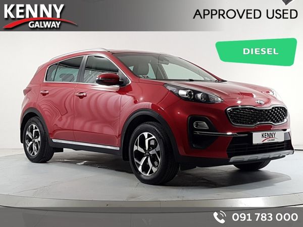 Kia Sportage MPV, Diesel, 2021, Red