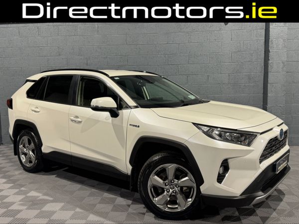 Toyota RAV4 Estate, Petrol Hybrid, 2021, White