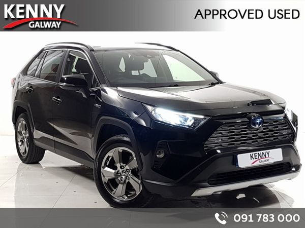 Toyota RAV4 Estate, Petrol Hybrid, 2021, Black