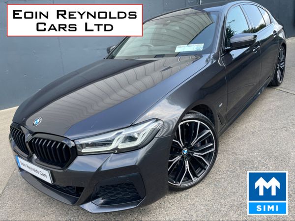 BMW 5-Series Saloon, Diesel Hybrid, 2021, Grey