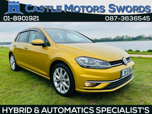 Volkswagen Golf Hatchback, Petrol, 2019, Yellow