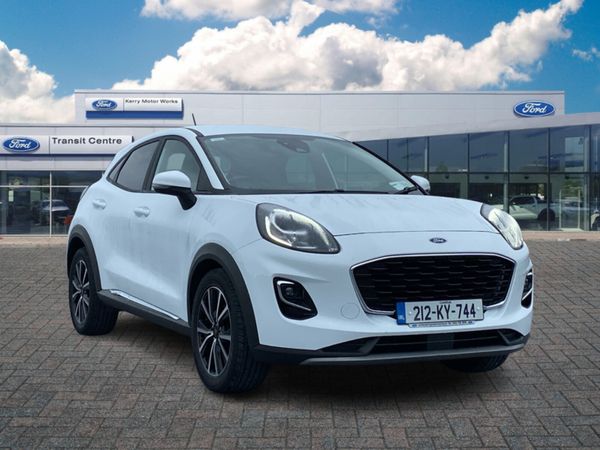 Ford Puma MPV, Petrol Hybrid, 2021, White